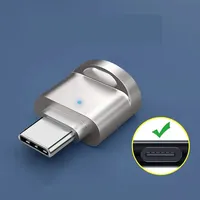 Lector de Tarjetas TF Tipo C con Carcasa de Aleación de Zinc, Lector de Tarjetas SD con Adaptador USB C a USB, Apto para Laptop, MacBook, Samsung Galaxy