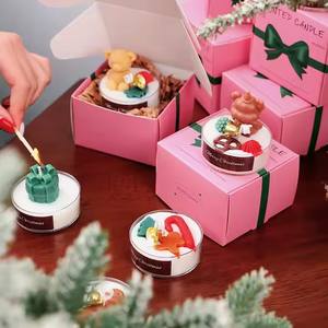 Velas de cera de soja para aromaterapia hechas a mano, formas de aromas personalizadas, tarros de cristal, diseño minimalista para Navidad, Ramadán, Año Nuevo - Product Image 4