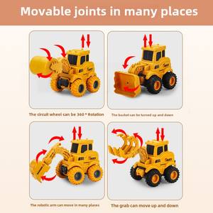 Little God Beast Toys Kinder Multi-Style Diecast Auto Spielzeug Interessantes Stall Spielzeug Unisex Made ABS Kunststoff 1:16 Maßstab für Alter - Product Image 5