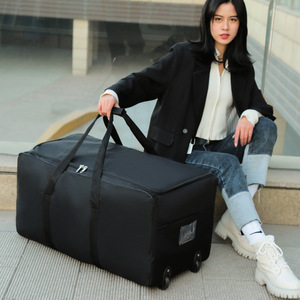 Fashion <b>Large</b> Capacity Sports Fitness Travel <b>Bag</b> Multifunction Waterproof Oxford Cloth Zipper Durable Luggage Handbag - Product Image 3