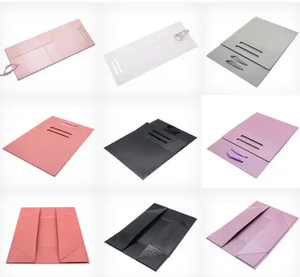 Hot <b>Sale</b> Luxury Pink Clamshell Gift Paper <b>Box</b> Custom Logo Rigid Cardboard Packaging <b>for</b> Cosmetics Empty Handle Industrial Use - Product Image 2