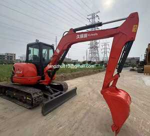 Mini pelle CE EPA d'occasion Kubota U55 Kx163-5 Kx057-4 Mini excavatrice avec flèche pivotante à vendre à bas prix - Product Image 6