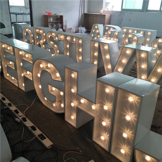 LED Marquee Letters  Light up Letter Marquee Number for Birthday Party  Celebration and Mega Event Marquee Sign