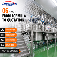 Système de production de détergent liquide industriel 6000L, machine de fabrication de savon liquide multi-produits pour usine à grande échelle