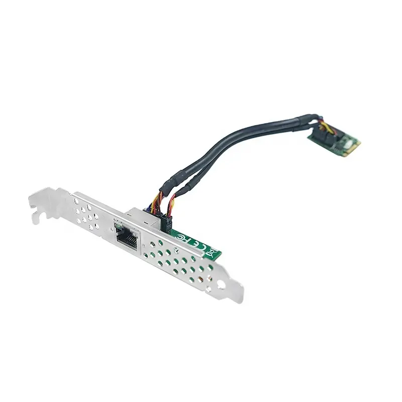 Lrlink LRES2210PT-tarjeta de red de clave ae, Mini tarjetas de cobre PCIe, Ethernet, 1GB, interfaz