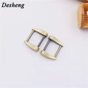 Handbag Screw Square Ring Anti Brass Brush Square Buckle Connector Rings Replace Metal Zinc Alloy Rectangle Ring Buckle