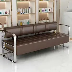 Furnitur Sofa Kulit Buatan Modern Kualitas Tinggi 2021 untuk Area Tunggu