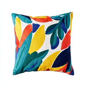 Funda de Cojín Decorativa de Lana Suave con Puntada de Cadena, Diseño Geométrico Vintage para Sofá, Sala de Estar, Venta Caliente ITHL - Product Image 1