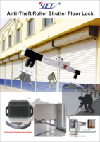 Nouvelles arrivées YET8006 Serrure de sécurité pour portes à volet roulant automatique AC100-240V avec systèmes d'alarme Protection bi-voies