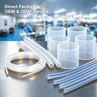 Fabricant de tubes en silicone de qualité médicale sur mesure, certifié ISO 13485, vulcanisation au platine, conforme aux normes FDA USP Classe VI, tube flexible pour dispositifs