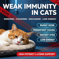 Gel Nutritionnel L-Lysine Taurine pour Chat 120g – Complément Immunitaire, Respiratoire et Oculaire pour Chatons – Vente en Gros OEM