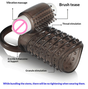 Anillo Vibrador para Pene, Grande y Pequeño, Resistente al Agua, Bloqueador de Semen, Juguete Sexual para Hombres, Venta al por Mayor - Product Image 3