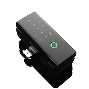 Wifi Afstandsbediening Tuya App Digitale Elektronische Biometrische Vingerafdruk Smart Deurslot Voor Glazen Schuifdeuren