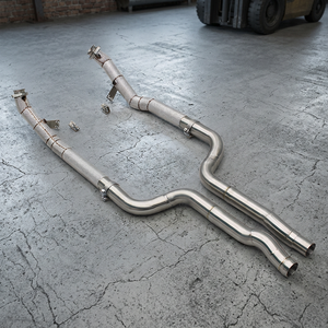 Tubo de Escape BOSKA para Mercedes-Benz CLS550 4.7L 2012-2016 E550 W212 M278 SS304, Sistema de Escape con Colector - Product Image 1