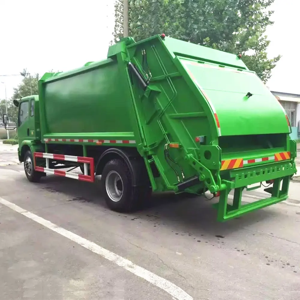 Cheap 3 Tons 5 Tons 10 Tons Garbage Truck Sanitation Truck Electric Barrel Garbage Truck