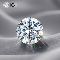 Diamante Cultivado en Laboratorio de 0.5ct 1ct, Blanco, Corte Brillante, Certificado IGI, Diamante Cultivado en Laboratorio Starsgem