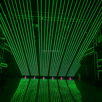 Barre de lumière laser mobile professionnelle à 6 têtes, projecteur laser RGB 3-en-1 avec son pour la location d'événements, de soirées, de clubs et de KTV