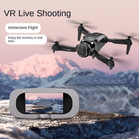Mini drone E4 avec caméra 4K, WiFi, évitement d'obstacles, photographie aérienne, quadricoptère RC pour débutants, jouets, cadeaux, version VR pour enfants