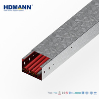 Goulotte de câblage en acier galvanisé à chaud à fond plein certifiée NEMA Hdmann pour le routage de câbles industriels en extérieur