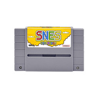 Cartouche de jeu rétro SFC Flash Cart / Super Drive (puce tout-en-un) compatible SNES en plastique avec carte 8 Go incluse