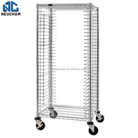 Chariot de stockage de plateau antistatique de plateau antistatique de carte PCB SMT antistatique de haute qualité avec quatre roulettes ESD et chaîne ESD