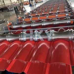 Tự động sản xuất 1100 tráng men ngói cuộn tạo thành máy tráng men ngói Roof tấm làm máy Nhà cung cấp Trung Quốc - Product Image 4