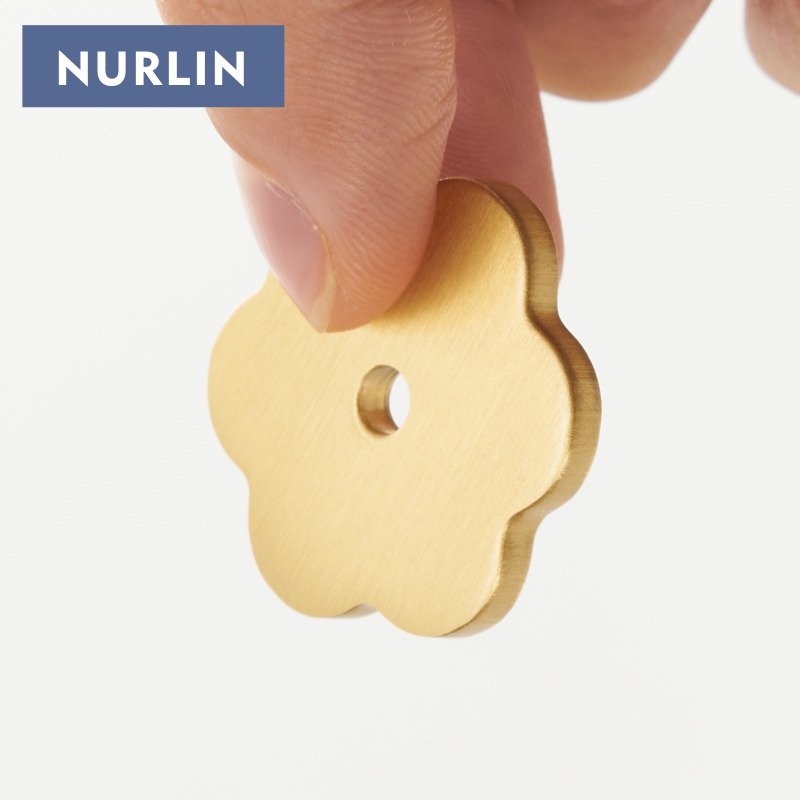 cabinet handle with backplate