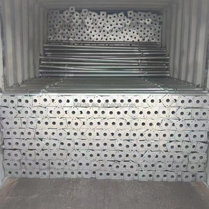 Étai en acier réglable thermolaqué bleu pour le soutènement et le renforcement des chantiers de construction - Product Image 2