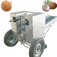 Coconut Dehusking Machine Engine Motor 3KW Power Efficient Coconut Processing Line Portable Coconut Fiber Decorticating Machine
