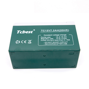 Tcbest <b>12V</b> 7.2AH Maintenance Free Lead Acid <b>Battery</b> for UPS / Fishing Lights / Toy Car / Scooter - Product Image 3