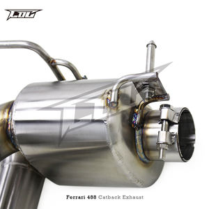 OEM SS304 Valvetronic Catback sistema di scarico per <span class=keywords><strong>Ferrari</strong></span> 488 V8 3.9T 2015-2019 T304 valvola di scarico silenziatore con telecomando - Product Image 6