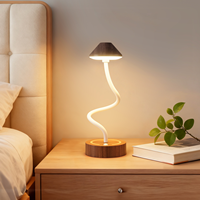 Lampe murale au design moderne, corps en fer, lampe de table sans fil, contrôle par capteur de mouvement magnétique, rechargeable par USB, lampe de table LED pour chambre à coucher