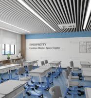 Offre Spéciale : Ensemble Chaise et Pupitre Individuel pour Étudiant, Mobilier Scolaire Moderne avec Cadre Métallique Robuste et Hauteur Réglable