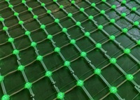 Écran LED en maille imperméable IP67, éclairage extérieur à haute luminosité, éclairage permanent pour façade de bâtiment, grand écran publicitaire
