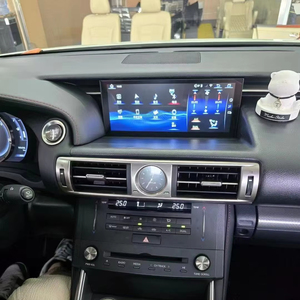 شاشة لمس 10.25 بوصة تعمل بنظام أندرويد مع مشغل DVD وراديو ونظام ملاحة GPS وCarplay لسيارات لكزس IS وRC موديل 2013-2017 - Product Image 1