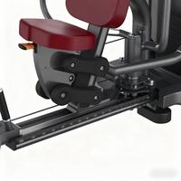 Machine papillon à assise en acier pour l'entraînement de la force pectorale, équipement d'exercice commercial pour salle de sport avec bras réglables et pile de poids de 80 kg