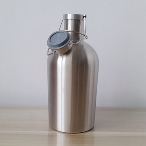 1/2 galones 2l Home Brew Growler 64oz Growler de cerveza portátil de acero inoxidable de doble pared - Product Image 4