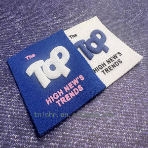 Etichette in gomma con Logo stampato personalizzato etichette in gomma siliconica etichette in poliestere tessuto in gomma per abbigliamento - Product Image 4