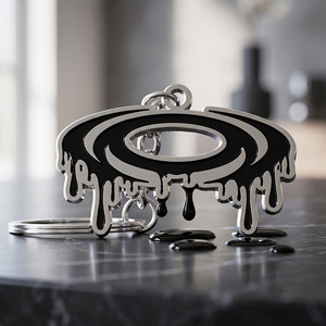Porte-clés personnalisés <span class=keywords><strong>de</strong></span> forme irrégulière en alliage <span class=keywords><strong>de</strong></span> zinc émaillé, vente en gros <span class=keywords><strong>pour</strong></span> promotions <span class=keywords><strong>de</strong></span> marques et cadeaux promotionnels - Product Image 3