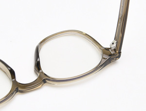 Monture <span class=keywords><strong>de</strong></span> lunettes carrée en acétate 2026 pour hommes, lunettes optiques transparentes grises pour femmes, verres clairs, TR90, haute qualité, style coréen - Product Image 6