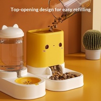 Distributeur d'eau automatique pour animaux de compagnie, bol flottant en PP, distributeur d'eau tout-en-un pour chats et chiens