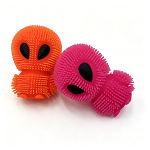 Mini Pelota de Juguete de TPR Suave, Colorida, con Diseño Extraterrestre, para Niños - Product Image 3