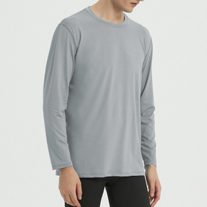 Abbigliamento sportivo per Fitness da <span class=keywords><strong>uomo</strong></span> autunno e inverno ad alta elasticità traspirante ad asciugatura rapida vestiti da allenamento <span class=keywords><strong>collant</strong></span> da corsa - Product Image 6