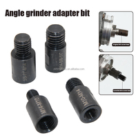 4-teiliges Winkelschleifer-Gewindeadapter-Set M14 auf M10, M10 auf M14, 5/8"-11 auf M14 Konverter für Lochsäge-Kernbohrer-Zubehör