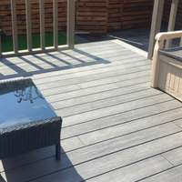 Salciers personnalisés, terrasse 3D en bois WPC, plastique et bois, finition Composite, 1 pièce