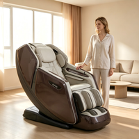 Fauteuil de bureau ergonomique avec repose-pieds, massage par vibration, inclinable, pivotant, en cuir, chauffant