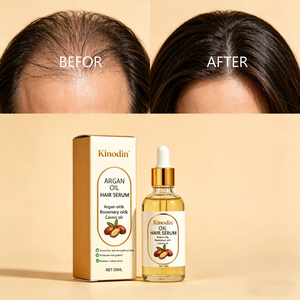 KINODIN Siero Vegano Naturale per Capelli con <span class=keywords><strong>Olio</strong></span> di Argan, Nutriente e Rinfrescante, Riparatore, Cura del Cuoio Capelluto, Idratante e Lenitivo - Product Image 5