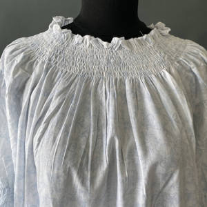 Plus Size Elegant Printed Cotton Nightgown <strong>Nightie</strong> Night Dress - Product Image 4