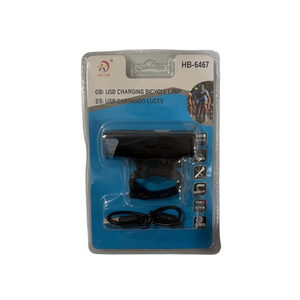 USB Charging Bicycle Lamp HB 6467 Front And Rear Light With Cable For Cycling - Product Image 1