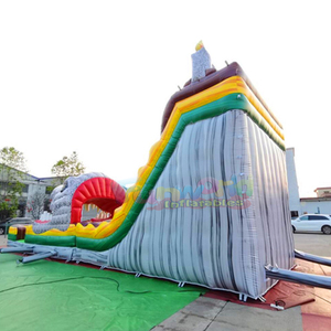 บ้านลมเป่าลมยักษ์สำหรับเด็กเล่นกลางแจ้งพร้อมสไลเดอร์น้ำเป่าลมไดโนเสาร์สองด้าน - Product Image 5